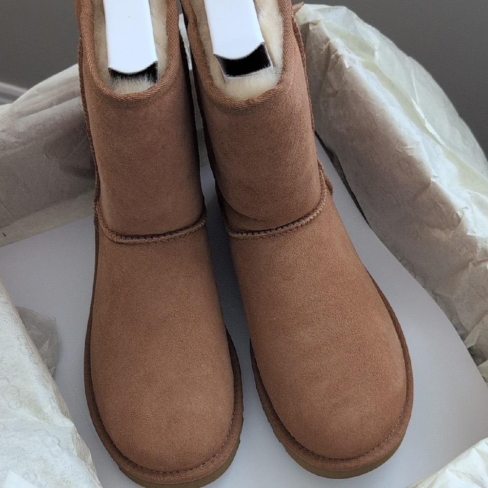 UGG Classic Tan Boots. New In Original Box